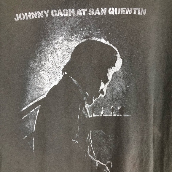 Johnny Cash one star black tee size S - Picture 1 of 4